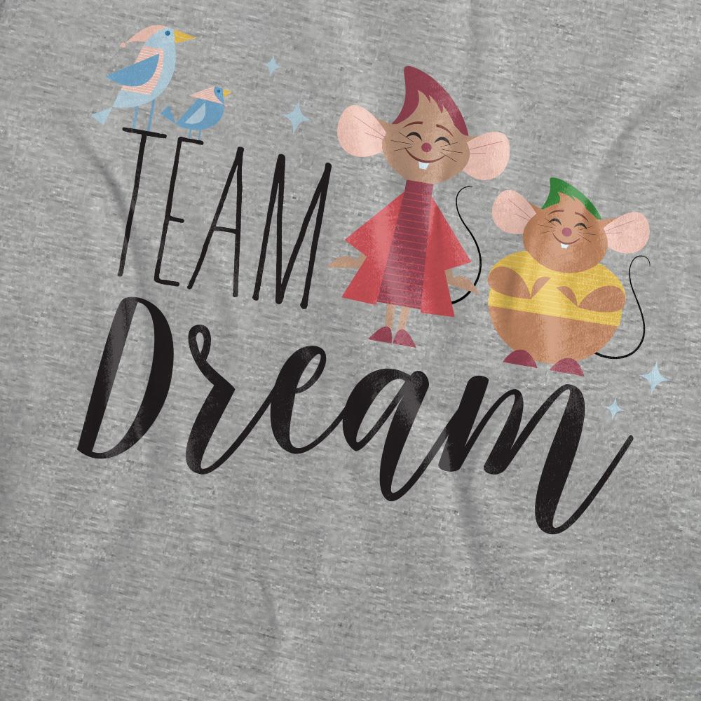 Cinderella Womens/Ladies Team Dream Jaq And Gus Heather T-Shirt