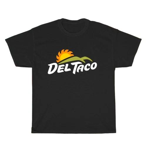 Новая футболка унисекс с логотипом мексиканского фастфуда Del Taco, смешная, размеры от S до 5XL