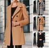 Оптовая продажа 2024 года, осень и зима, независимая станция заказа, женское пальто шерстяное, среднее и длинное, многоцветный код