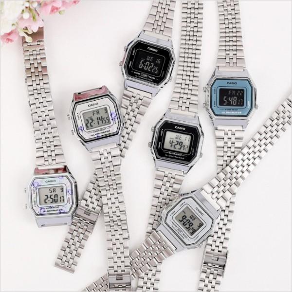 Casio Small Classic Vintage Women's Free Buckle Watch 680 White