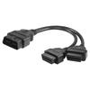 CERRXIAN OBD2 OBDII 16-контактный разветвитель Y-образный кабель 1 Male