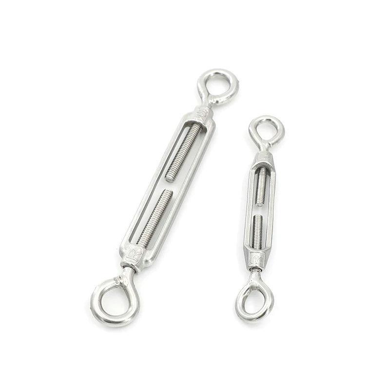 Stainless Steel 304 Adjust Chain Rigging Hooks & Eye OC OO CC Type Turnbuckle Wire Rope Tension Device