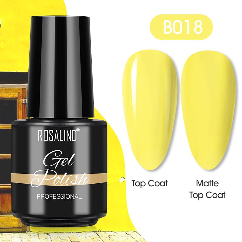 ROSALIND Зимняя серия цветных гель-лаков - Полуперманентное глиттерное покрытие для профессионального использования