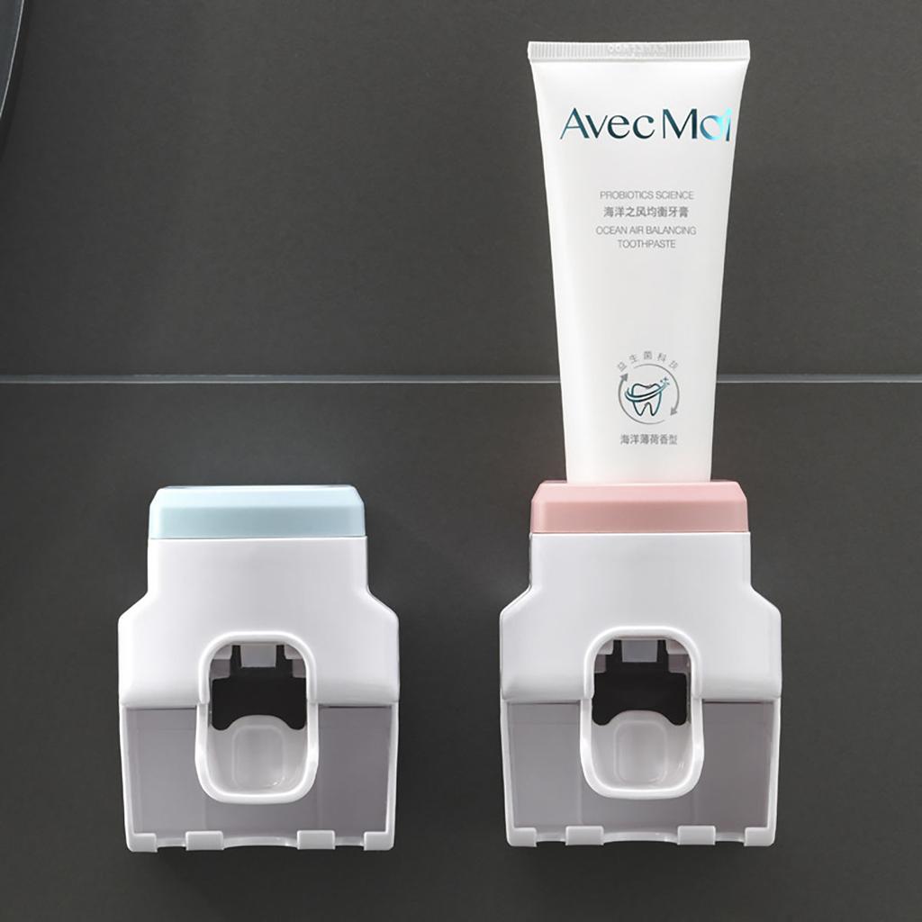 Automatic Toothpaste Dispenser Toothpaste Squeezer Toothbrush Holder Bathroom Accessories Storage Rack