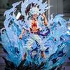 30 см Фигурка Аниме One Piece Луффи Ника Луффи Сила Макс Статуя Модель Экшн-фигурка ПВХ Декор для стола Figma Коллекционная игрушка Подарки