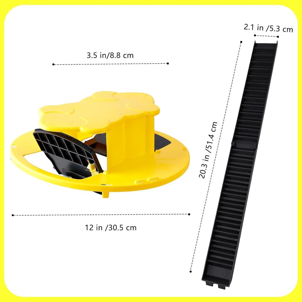 1pc Intelligent Pitfall Mouse Catcher Trap Bucket Flipping Sliding Bucket Lid Automatic Reset After Catching Mice