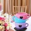 3D Love Tea Cups Silicone Mold DIY Crafts Gypsum Cement Mold Durable Candle Cup Molds  Party Favors