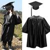 1 комплект, унисекс, детский выпускной халат, шляпа, комплект с застежкой-молнией спереди, свободная кисточка, годовая бирка, платье для выпускного в детском саду, кепка, комплект с кисточками