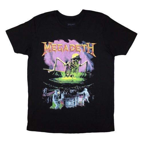 Megadeth Unisex Adult Contaminated Back Print T-Shirt