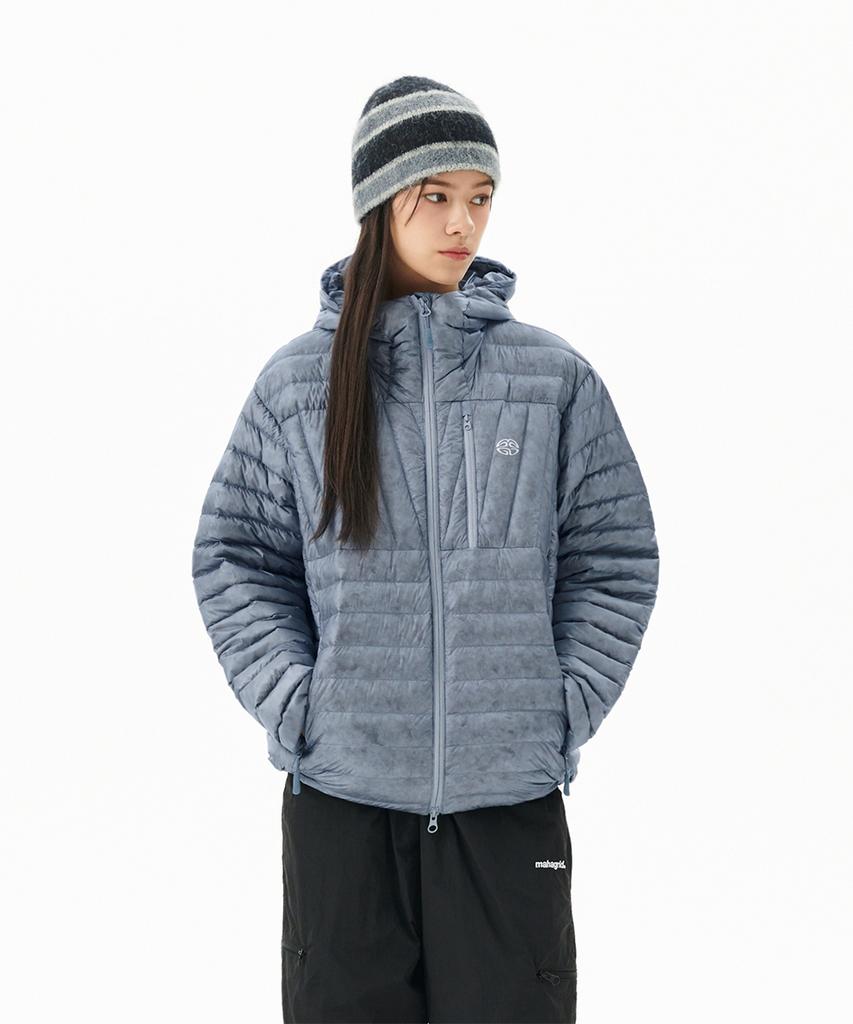 Mahagrid Light Hooded Down Puffer Blue(Mg2Fwmb903A)