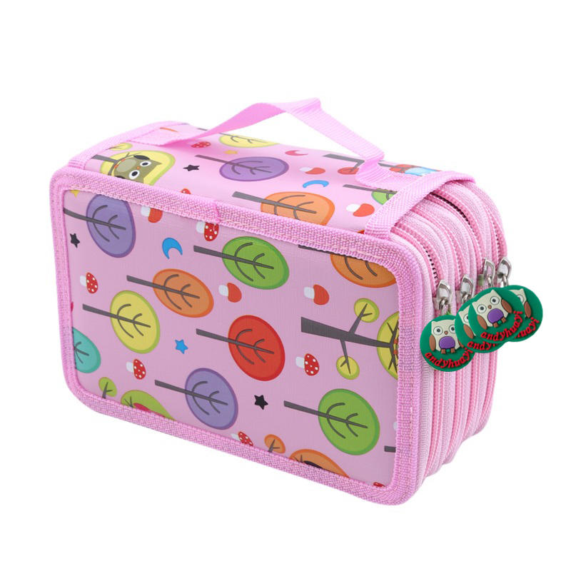 Многосекционный красочный студенческий пенал-бокс для карандашей и маркеров большой вместимости, для эскизов и рисования, для кистей, канцелярский