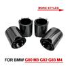 Stainless Steel Carbon Fiber Exhaust Tailpipe for BMW M3 G80 M4 G82/G83