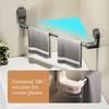 Suction Cup Towel Rack Adjustable Bathroom Storage Rod New Slipper Rack