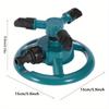 Garden Sprinklers Automatic Watering Grass Lawn 360 Degree Rotating Water Sprinkler 3 Arms Nozzles Garden Irrigation Tools