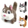 Plush Toy Plush Electric Music Toy With Sounds Animated Squirrel Walking Toy  Christmas Toys Gift