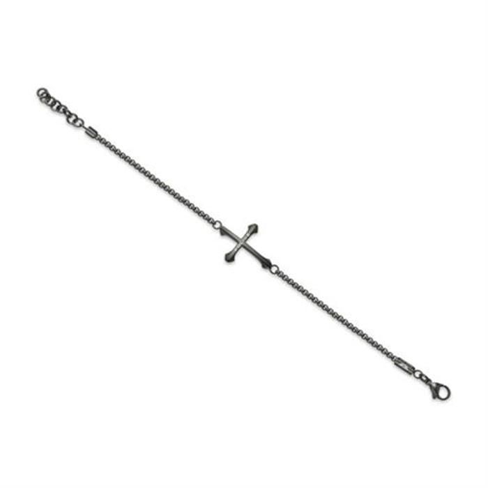 Браслет - Police - PEAGB0032605 - Черная сталь - Длина 18,5 см - Современный дизайн