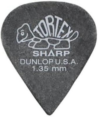 TORTEX SHARP с бонусными медиаторами и кастомными медиаторами Musent для игроков, набор из 24 штук, 1,35 мм, 412B135-BLK-24P