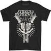 Футболка Avenged Sevenfold Bat Guns - Размер Medium Черная