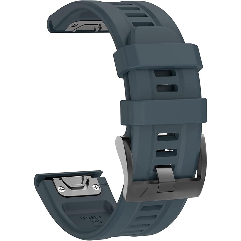 Двухцветный силиконовый ремешок для часов QuickFit 22 мм 26 мм Для Garmin Epix Pro Gen 2 47 мм 51 мм/Fenix 7X 7 Pro/Quatix 6 6X 5X Ремешок Браслет