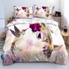 Flowers Birds Butterflies 3D Print Duvet Cover Colorful Cute Pet Birds Soft Comfortable For Teens Adults Quilt Cover Pillowcase