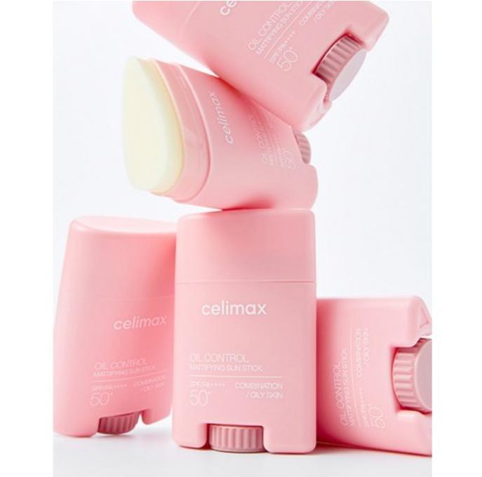 CELIMAX Матирующий солнцезащитный стик для контроля жирности SPF50+ PA++++ 19г