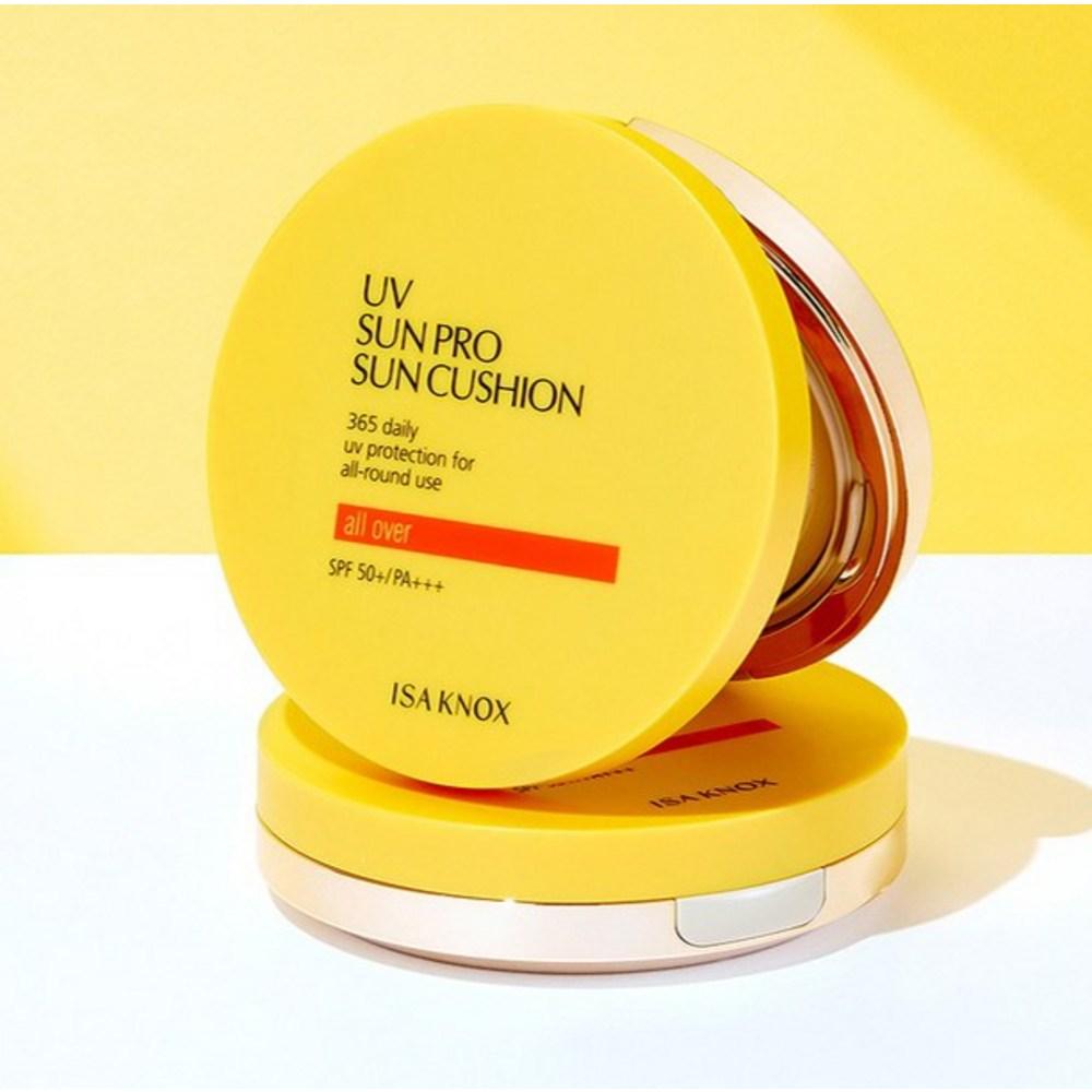 ISA KNOX UV Sun Pro 365 All Over Big Sun Cushion SPF50+ PA+++, 23g, 2 Pieces
