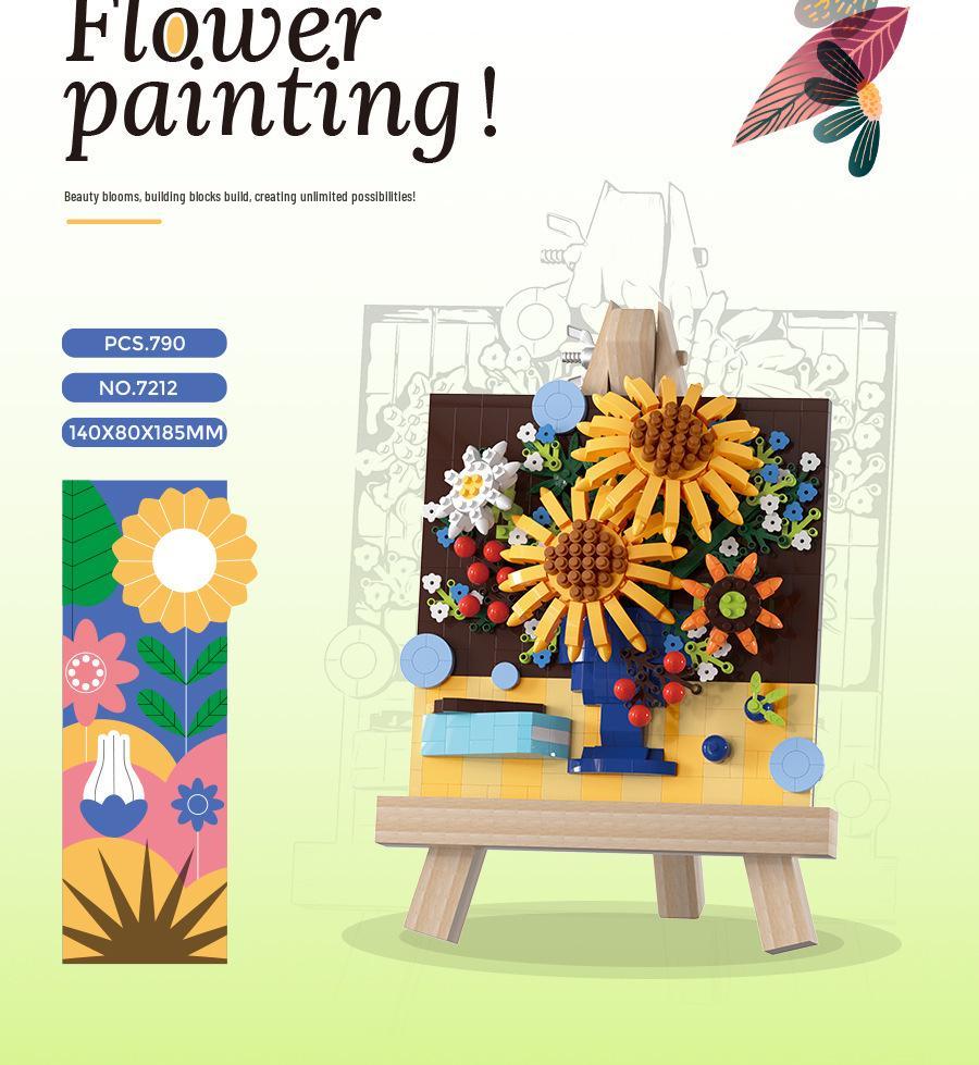 Chao Le Innovation Art Frame Серия Букет - Совместим с кубиками LEGO для детей