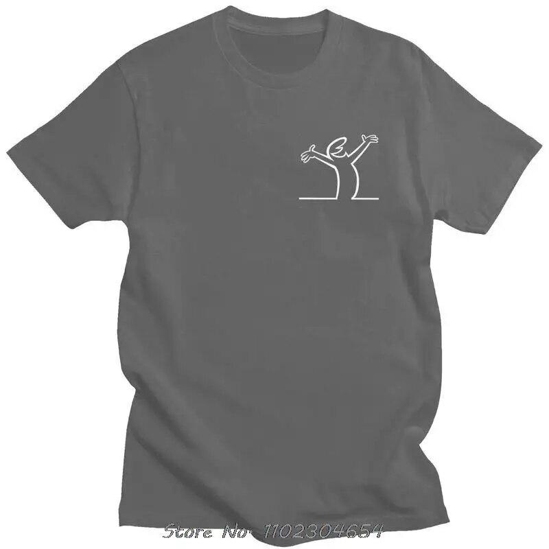 Новинка, футболка с героями мультфильмов La Linea, унисекс, хлопковая футболка с короткими рукавами, футболки с анимационным комедийным принтом, модная уличная футболка