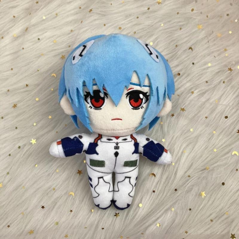 Ayanami Rei Plush Asuka Langley Soryu Rei Plush Stuffed Ray Японское аниме Kawaii Милые мультяшные игрушки Куклы Кровать Подарок