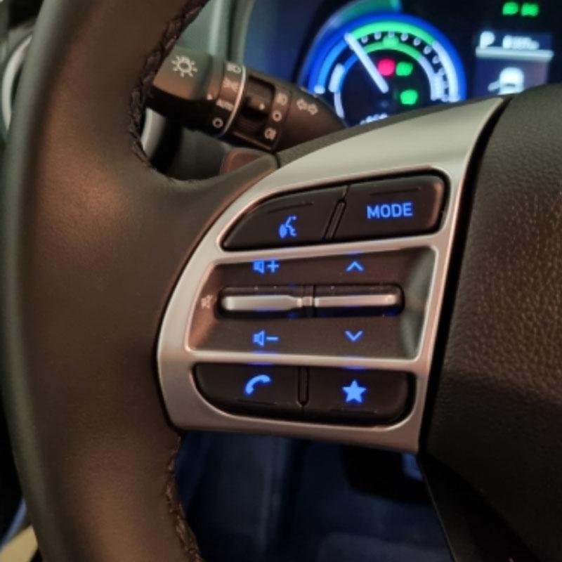 2 шт./компл. для Hyundai Kona Kauai 2017-2022, декоративная крышка с кнопками на руле