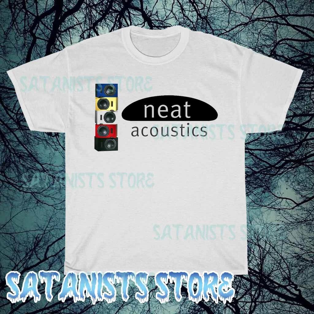 Новая мужская футболка с логотипом Neat Acoustics Audio, забавная, размеры от S до 5XL