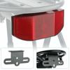 Bike Rear Reflector, Screw Mounted Bicycle Rack Safety Warning for Night Riding