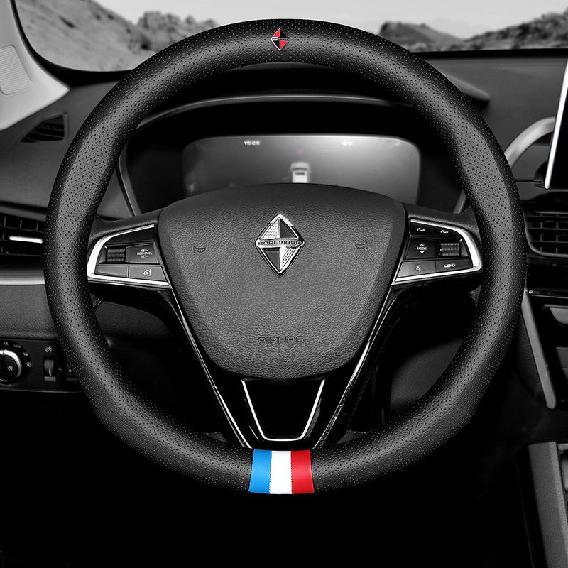 Non-Slip Genuine Leather Steering Wheel Cover for Borgward BX7 BX5 BX3