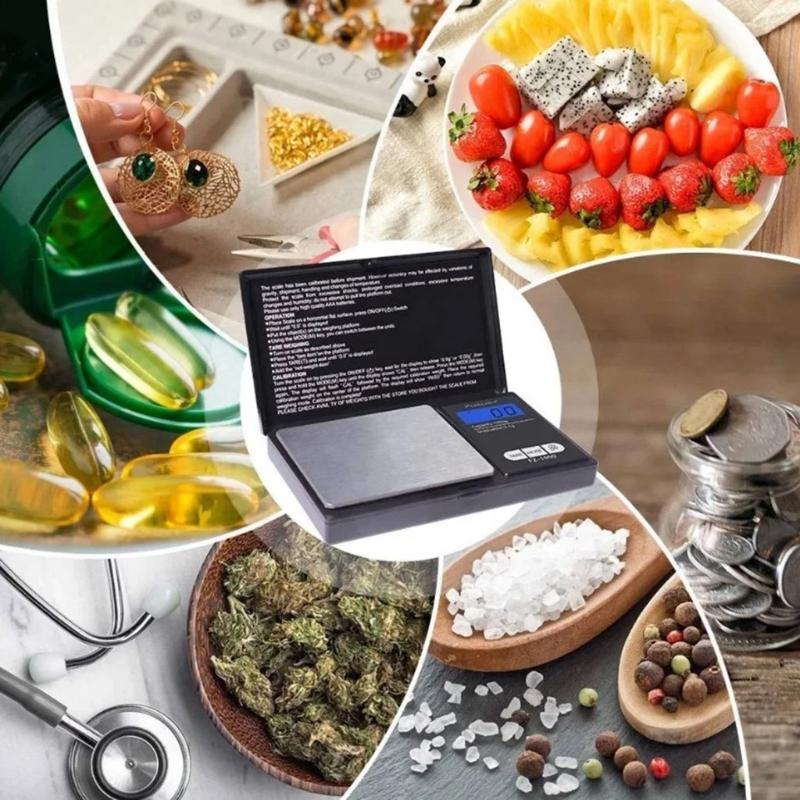 500G/0.1G Mini Digital Scale Portable Jewelry Pocket Weighing Scale Kitchen Electronic Scale