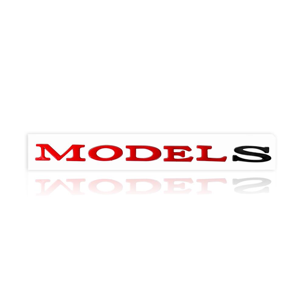 Car Original ABS Letter Logo Rear Tailgate Trunk Emblem Stickers For Tesla MODEL 3 MODEL Y SpaceX DUAL MOTOR Model S Model X