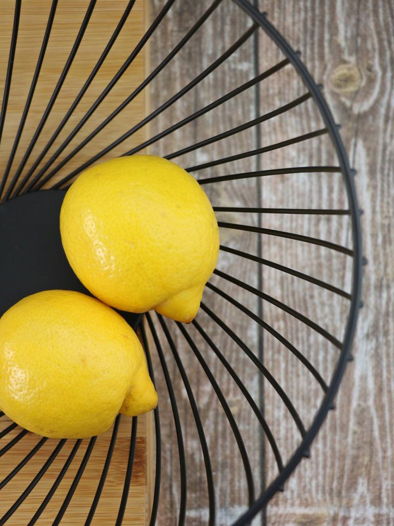 Fruit And Vegetable Basket, Plate, Bowl, Black For Decoration