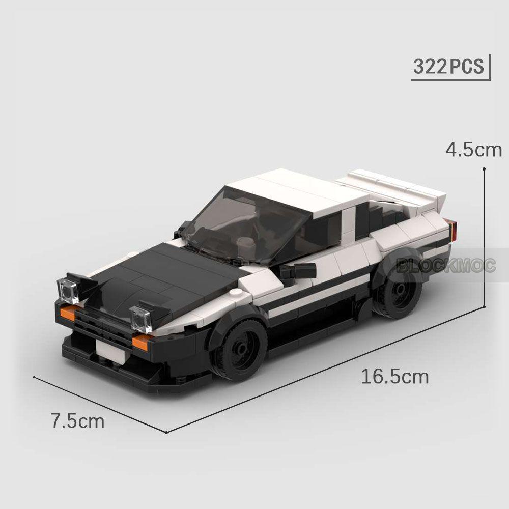 Игрушка-конструктор для детей, гоночный автомобиль AE86, мелкие детали