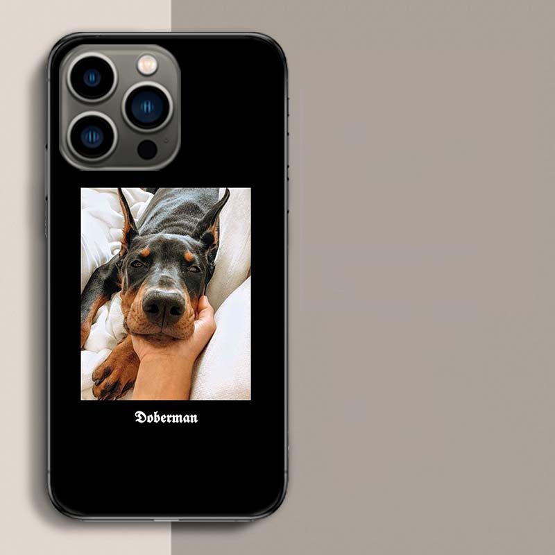 Животное Такса Доберман собака Чехол для телефона Для Apple Iphone 16E 16 17 Pro Max Air 15 Pro 14 Plus 12 13 Mini Чехол Милый Веселый