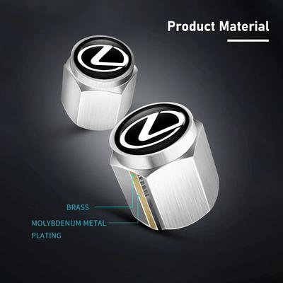 Для CT200h ES250 ES300h NX300h RX350 IS250 IS200 GS300 5 шт. Автостайлинг Колпачки на ниппель колеса Диски Декор от пыли