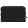 Folding Sofa Bed 75 x 63 x 45 cm Black