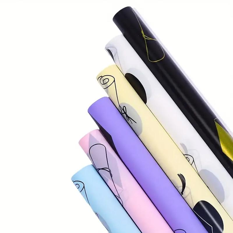 5/10 шт. Бумага для букета в виде шляпы доктора, подарочная упаковка, подарочная бумага для цветов, перламутровая пленка 57x57 см