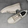 Genuine Leather Men Sneakers New Style Casual Shoes Trend Versatile Skate Shoes Korean-style Outdoor Footwear Leisure Walk Flats