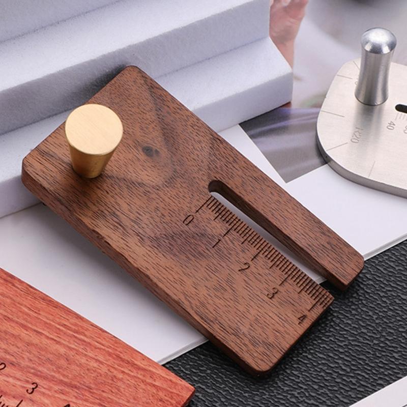 Wooden Leather Chopper Leather Punching Plates Aid Plates Leather Punch Plate Tool for Leathers Craft Working