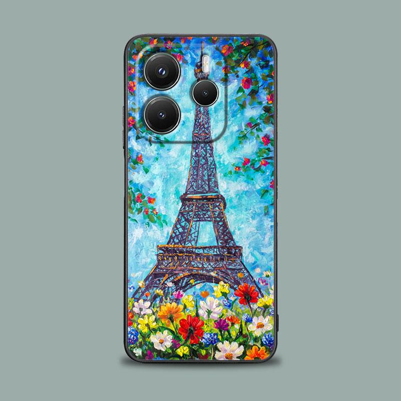 Чехол для телефона для Xiaomi Redmi 15C 14C 12C 13C Redmi Note 15 14 13 12 11 10 Pro Plus 5G 12S Мягкий чехол Раскраска Ван Гог Звездная ночь