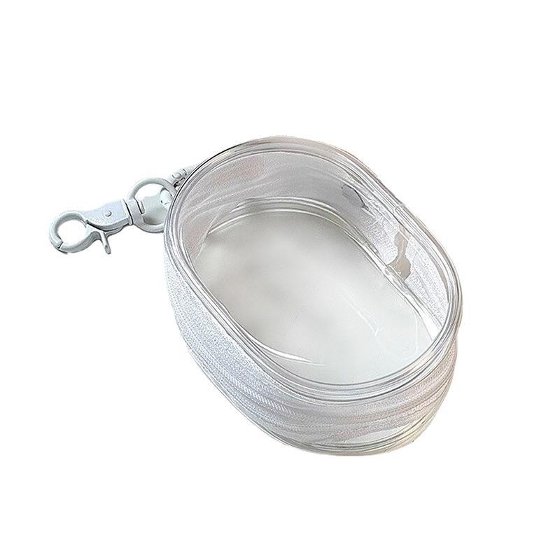 Прозрачная сумка для хранения, брелок для ключей, дорожный портативный кабель для передачи данных, наушники, многофункциональная петля для ключей, мини-сумка для кукол