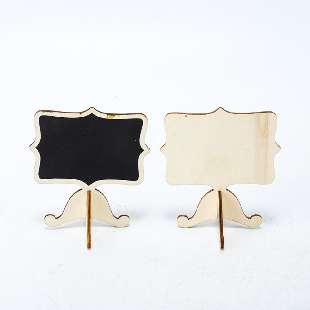 10 шт. Деревянные мини-меловые доски Креативные маленькие меловые доски Свадебные карточки для рассадки Принадлежности для вечеринок