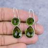 Peridot Gemstone Handmade 925 Sterling Silver Jewelry Earring 1.77" M-2625
