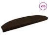 Self Adhesive Stair Protectors 15 pcs Brown 80 x 24.5 x 3.5 cm