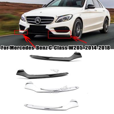 Нижняя часть переднего бампера для Mercedes Benz C Class W205 C300 C400 C63 2014 2015 2016 2017 2018 Автомобильные аксессуары Украшения