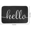 30x17.5inch Stain Resistant Layered Welcome Doormats Front Porch Rug Easy To Clean Long Lasting Colorfastness for Garden Kitchen